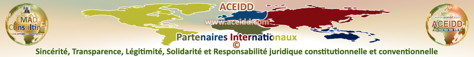 E. EMAD, EMAD Consulting, ACEIDD et Partenaires Internationaux