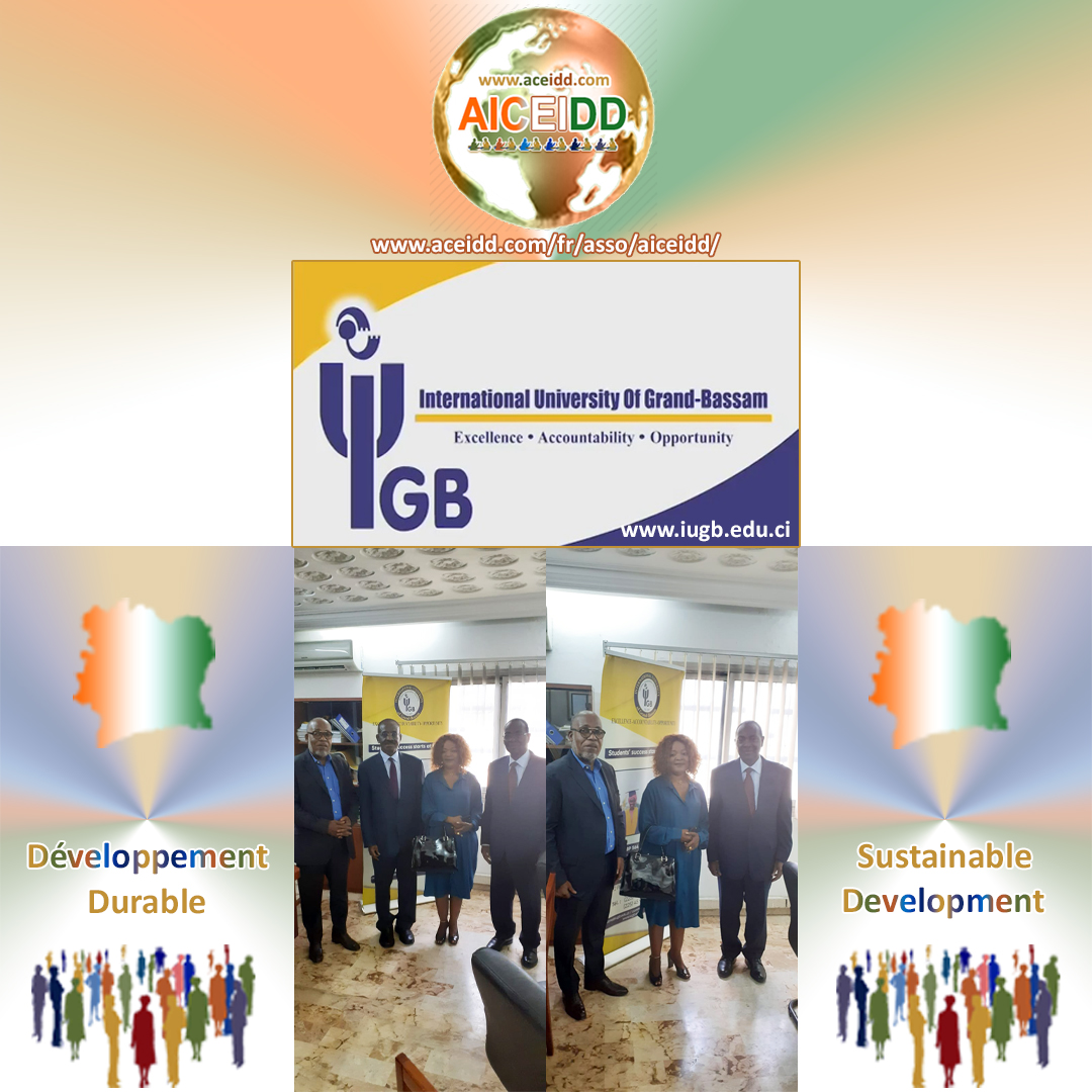 AICEIDD et Président de l-UIGB en Côte d'Ivoire