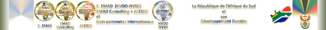 E. EMAD, EMAD Consulting, ACEIDD, la NVDD et le Développement Durable de la R. d'Afrique du Sud