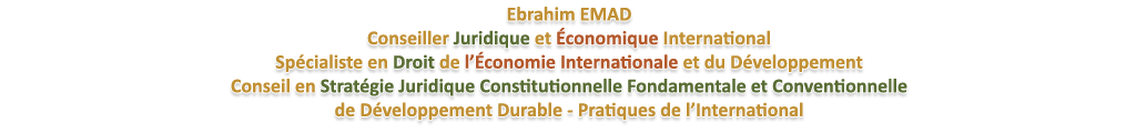 E. EMAD, Biographie