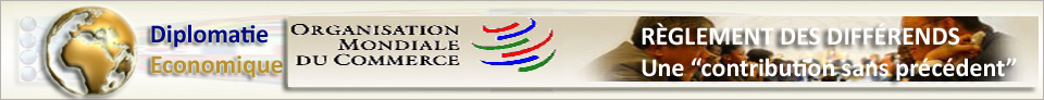 >> OMC > Rglement des diffrends : Le rglement des diffrends constitue la clef de vote du systme commercial multilatral et la contribution sans prcdent de l'OMC  la stabilit de l'conomie mondiale. Sans un moyen de rgler les diffrends, le systme fond sur les rgles ne serait d'aucune utilit car les rgles ne pourraient pas tre appliques.