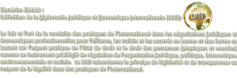 >> Emad : La Mondialisation et les Diplomaties