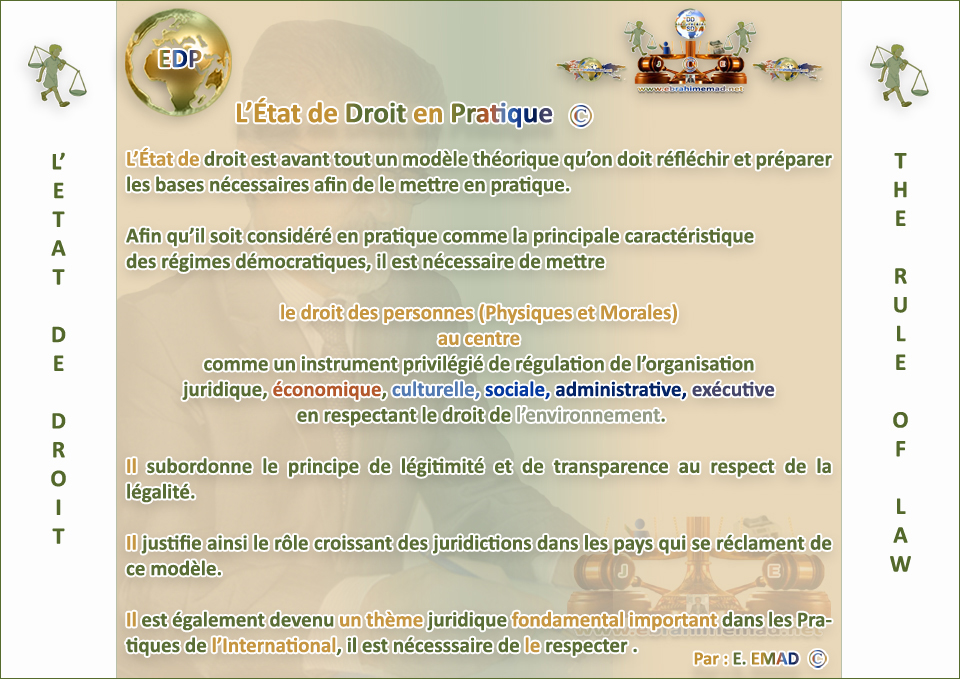 Etat de Droit en Pratique