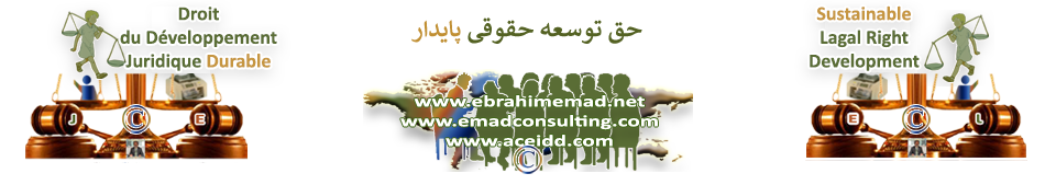 دکتر ابراهیم عماد، حق توسعه حقوقی پایدار